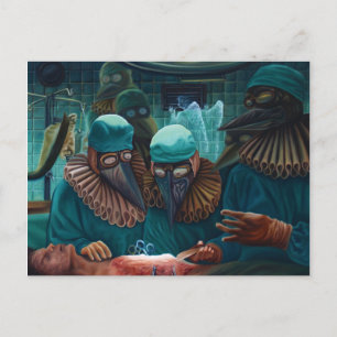 Cartão Postal La leçon d'anatomie