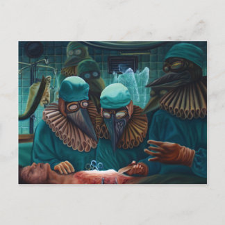 Cartão Postal La leçon d'anatomie