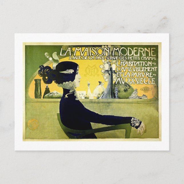 Cartão Postal La Maison Moderne - Vintage 1905 (Frente)