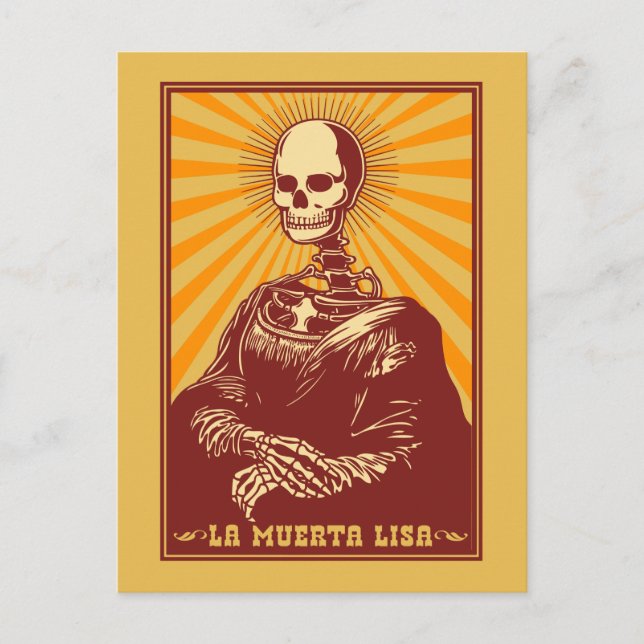 Cartão Postal La Muerta Lisa (Frente)