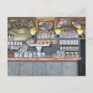 Cartão Postal La Palette Cafe
