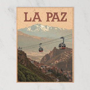 Cartão Postal La Paz Altitude View