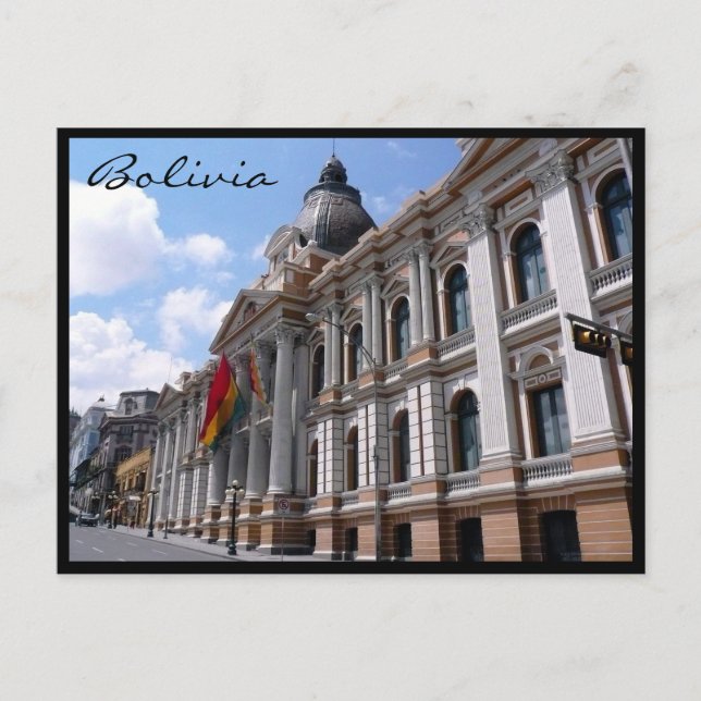 Cartão Postal la paz bolivia (Frente)