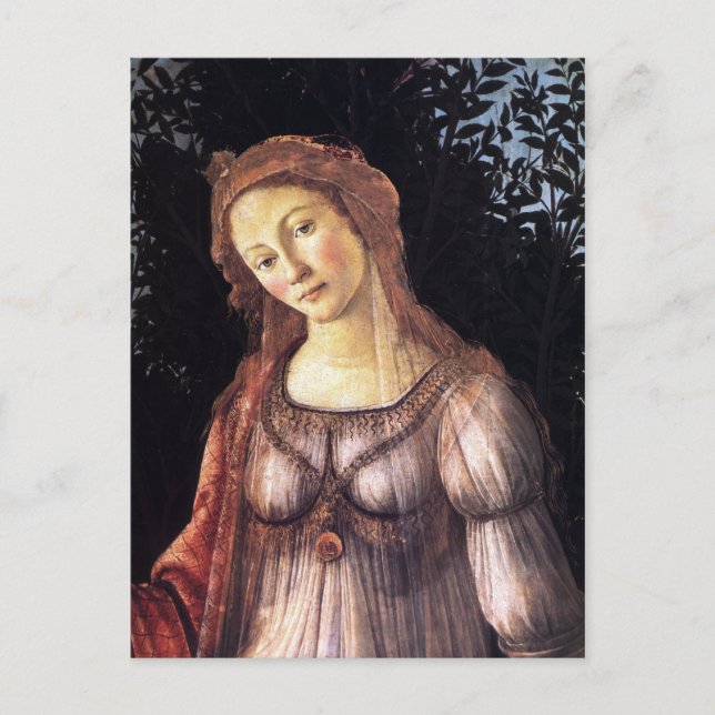 Cartão Postal La Primavera em detalhes (Frente)