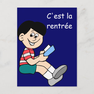Cartão Postal La rentree des classes