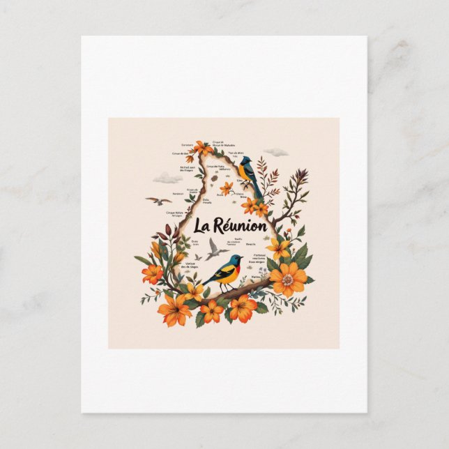 CARTÃO POSTAL LA REUNION (Frente)