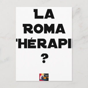 Cartão Postal La Roma Thérapie - Jeux de Mots - Francois Ville