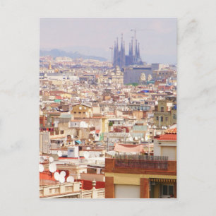 Cartão Postal La Sagrada Familia