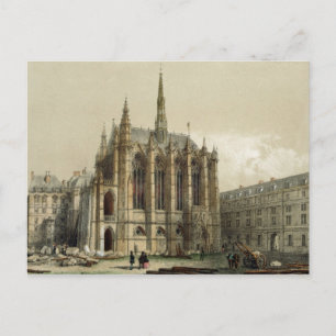 Cartão Postal La Sainte Chapelle, Paris