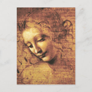 Cartão postal La Scapigliata de Da Vinci