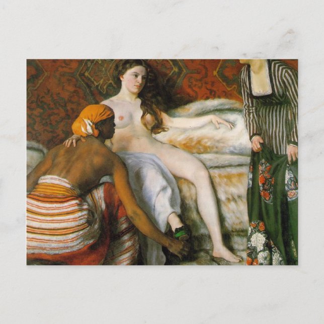 Cartão Postal La Toilette, Frederick Brazille (Frente)