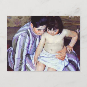 Cartão Postal La Toilette, Mary Cassatt