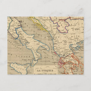 Cartão Postal La Turquie, la Grece et l'Italie de 1700 a 1840