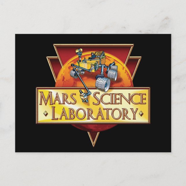 Cartão Postal Laboratório de Ciência de Marte (Frente)
