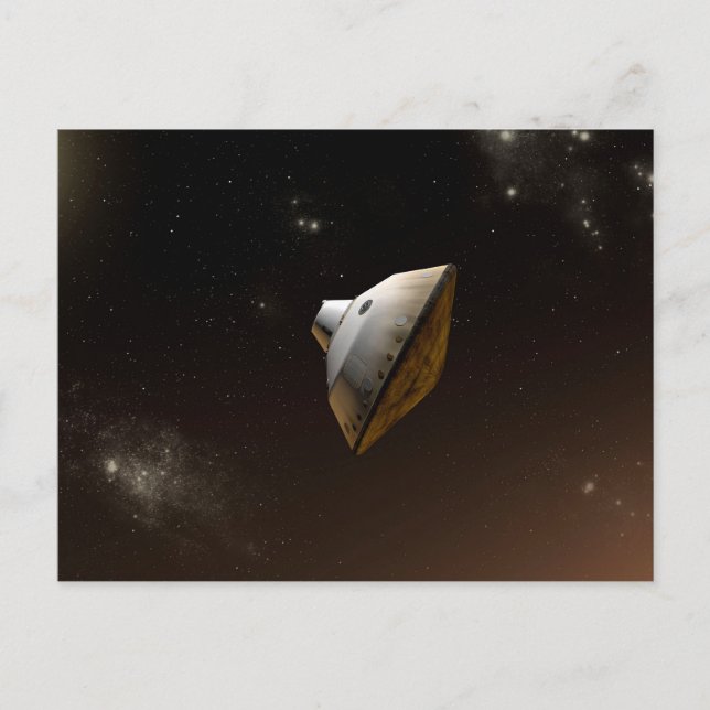 Cartão Postal Laboratório de Ciência Mars Aeródroma Cápsula (Frente)