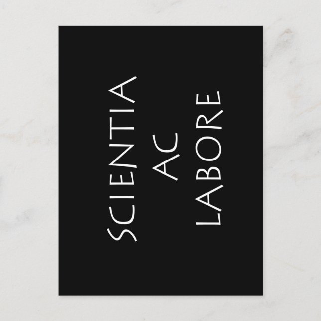 Cartão Postal Laboratório de Cientia ac (Frente)