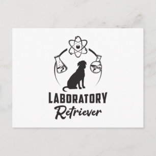 Cartão Postal Laboratório Labrador Retriever Cachorro Sobreviven