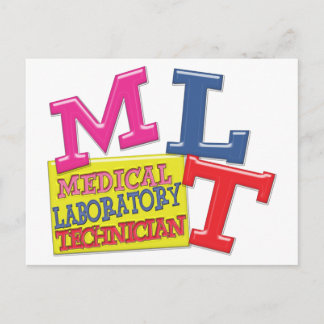 CARTÃO POSTAL LABORATÓRIO MLT WHIMSICAL FUN ACRONYM LETTERS