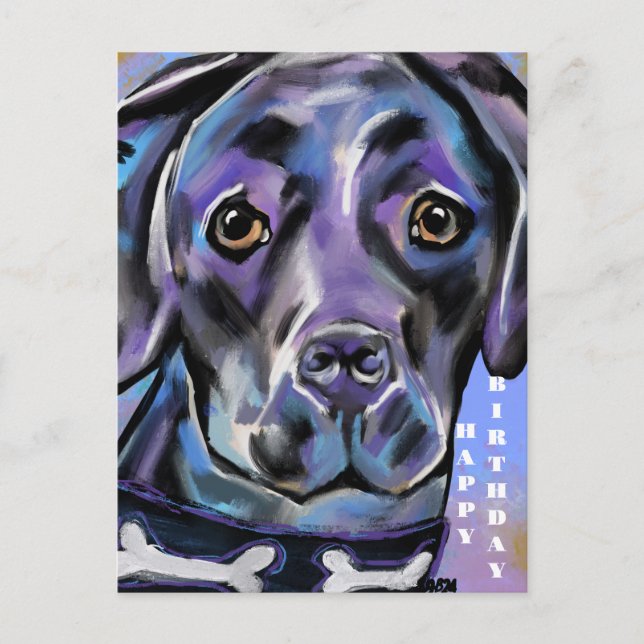 CARTÃO POSTAL LABRADOR RETRIEVER            (Frente)