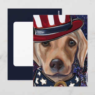 CARTÃO POSTAL LABRADOR RETRIEVER