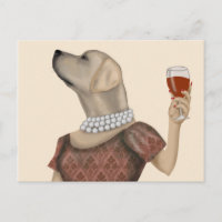 Labrador Wine Snob Amarelo