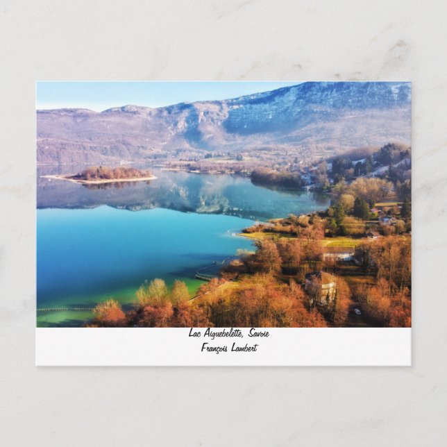 Cartão Postal Lac Aigurbelette (Frente)