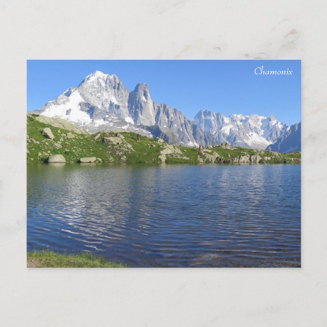 Cartão Postal Lac de Cheserys Chamonix (Frente)