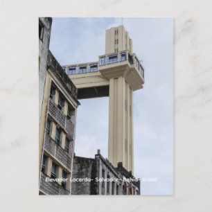 Cartão Postal Lacerda Elevator and Historical Architecture of Sa