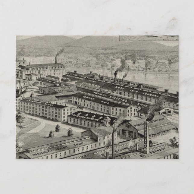 Cartão Postal Laconia Car Company (Frente)