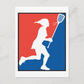 Cartão Postal Lacrosse, garota