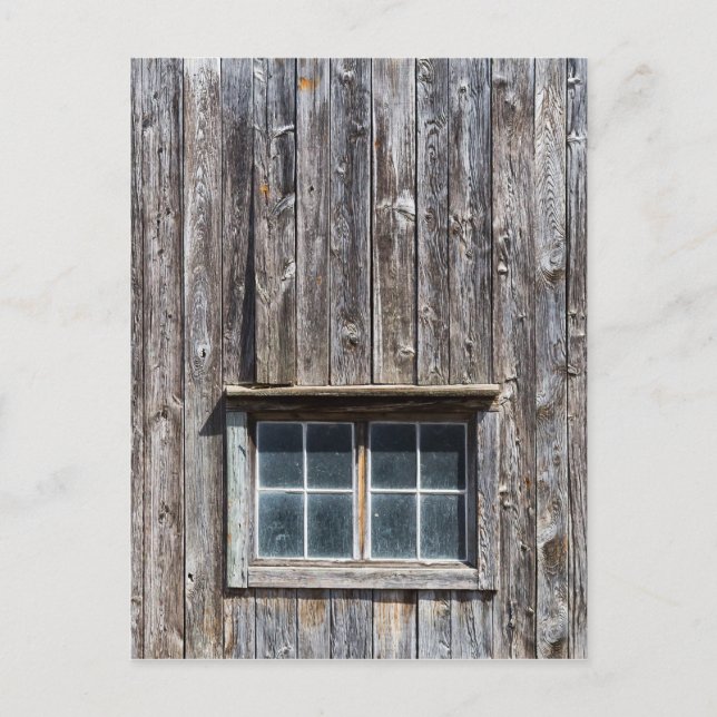 Cartão Postal Lado da barra com janela (Frente)