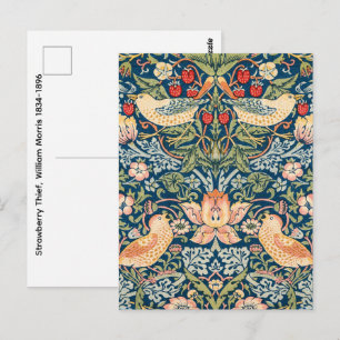 Cartão Postal Ladrão de Morango, William Morris 1834-1896 -Peque