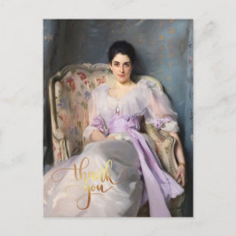 Cartão Postal Lady Agnew de Lochnaw 1864  Obrigada