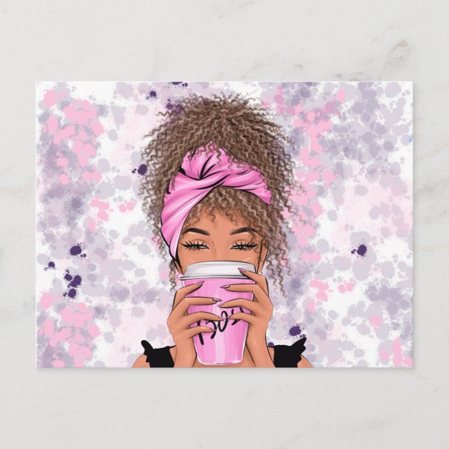 Cartão Postal Lady Boss Life, Chefe Babe Mulher (Frente)