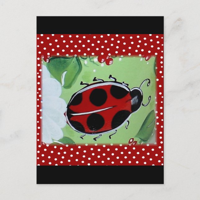 Cartão Postal Lady Bug (Frente)