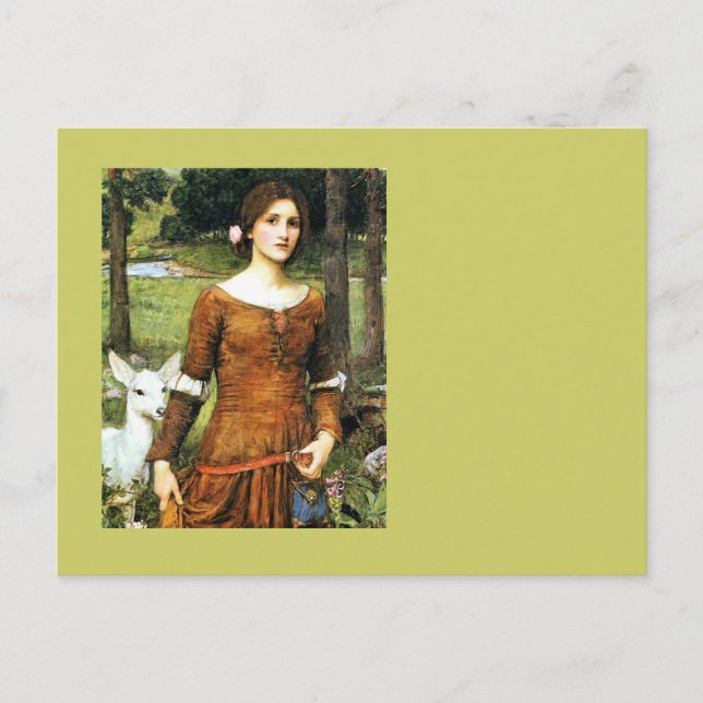 Cartão Postal Lady Clare e a Fawn (Frente)