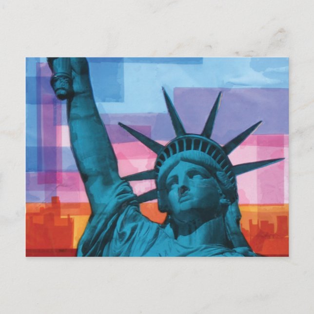 Cartão Postal Lady Liberty (Frente)