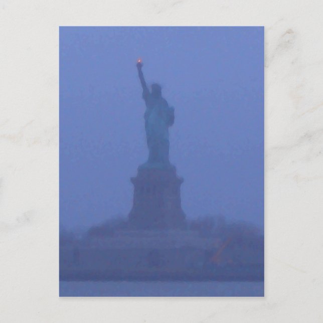 Cartão Postal Lady Liberty A Estátua da Liberdade dos EUA 4 de j (Frente)