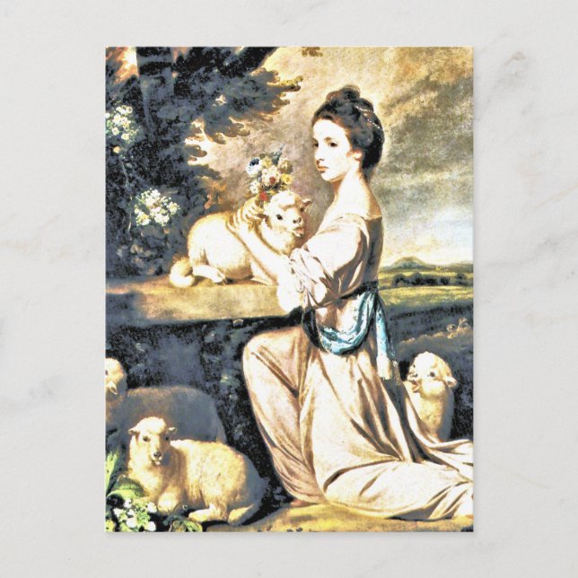 Cartão Postal Lady Mary Leslie (Frente)