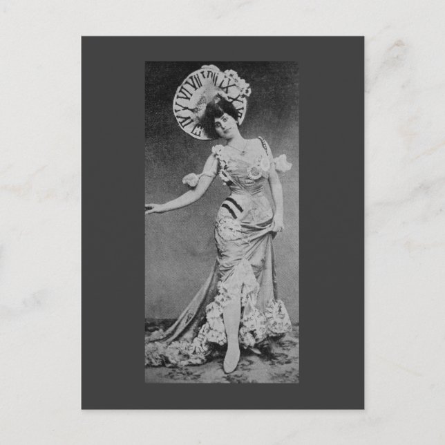 Cartão Postal Lady Time (Frente)