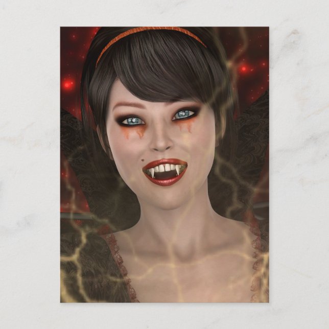 Cartão Postal Lady Vamp (Frente)