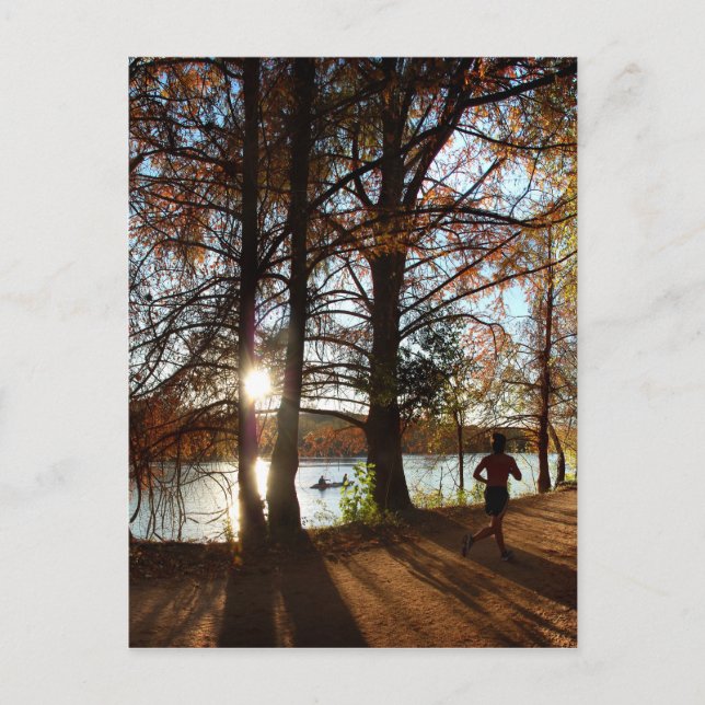 Cartão Postal Ladybird Lake Running Trail - Austin, Texas (Frente)