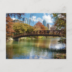 Cartão Postal Ladybird Lake Running Trail Bridge - Austin, Texas