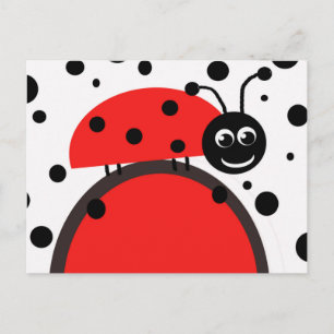 Cartão postal Ladybug