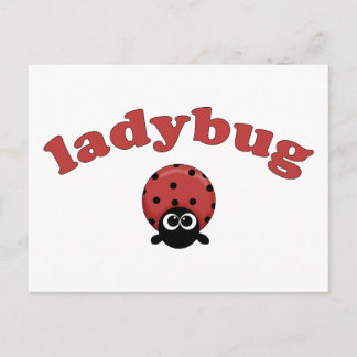 Cartão Postal Ladybug