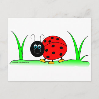 Cartão postal Ladybug