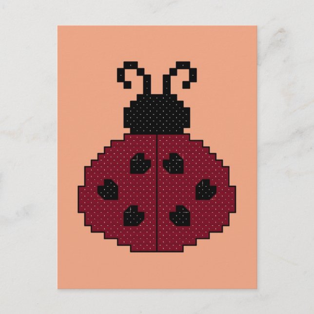 Cartão Postal Ladybug (Frente)
