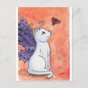 Cartão Postal Ladybug Friend