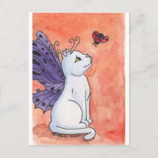 Cartão Postal Ladybug Friend