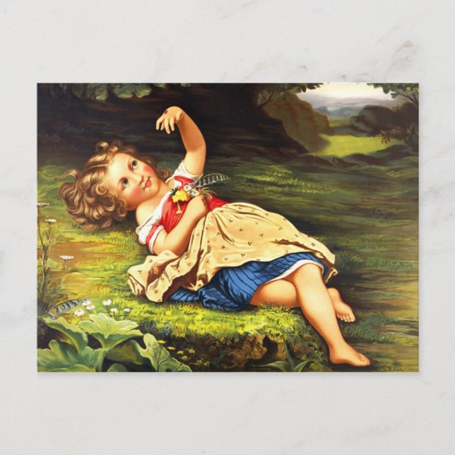 Cartão Postal Ladybug, Ladybug, Fuja! (Frente)